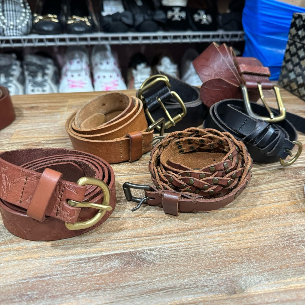 Bundle of Leather Belts: SIZE L